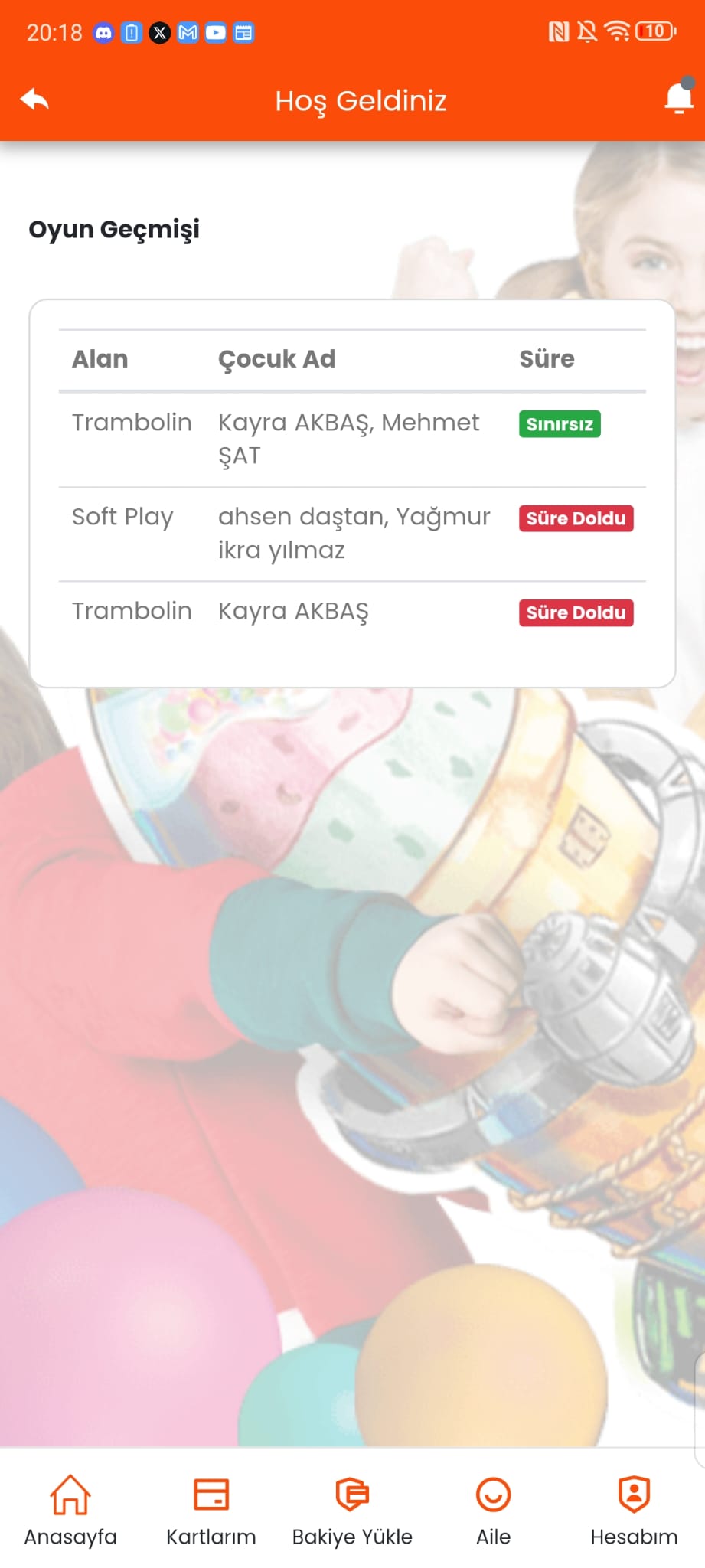 Oyun Alanı Mobil Uygulama